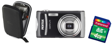 Pentax Optio L70 + Lowepro Volta 10 + Transcend SDHC 4 GB
