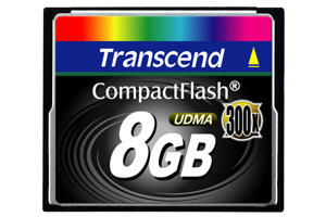 Minnesmedia - Compact Flash - Transcend - Transcend Compact Flash 300x 8GB