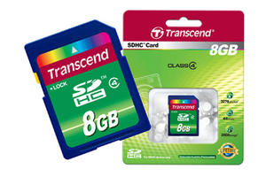 Minnesmedia - SDHC / SDXC - Transcend - class4 - Transcend SDHC 8GB (Class 4)