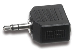 Kameratillbehör - Kablar / Kontakter - Övriga - Champion 3,5mm hane- 2x3,5mm hona Stereo
