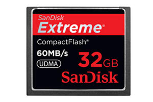 Minnesmedia - Compact Flash - Sandisk - SanDisk Extreme Compact Flash 32GB