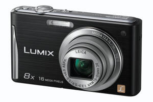 Old - Panasonic - Panasonic LUMIX DMC-FS37 Svart