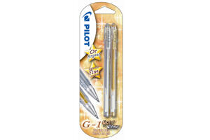 Ljud / Bildtillbehör - Pilot Pen - Pilot Gelpenna G-1 i Guld & Silver 2pack
