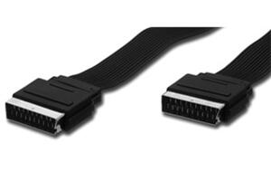 Kameratillbehör - Kablar / Kontakter - Scart - Champion Scart Flat 21p Ha-Ha 3,0m.