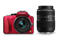Panasonic LUMIX DMC-G3 med 14-42 + 45-200 röd - bild 1