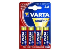 Kameratillbehör - Batterier - Alkalline - AA - Varta - Varta Max-Tech AA 4-pack - VARTA-4706