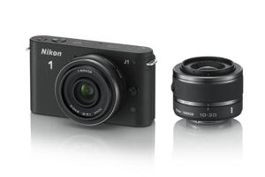 Digitalkameror - Systemkameror - Nikon - Nikon J - Nikon 1 J1 + Nikkor 10-30mm + 10mm svart