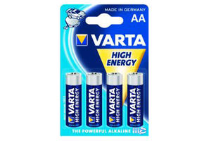 Kameratillbehör - Batterier - Alkalline - AA - Varta - Varta High Energy AA 4-pack - VARTA-4906