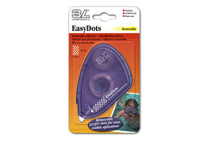 Ljud / Bildtillbehör - 3L - 3L Easy Dots Removable 9mm. x 10 m.