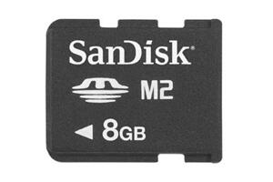 Minnesmedia - Memory Stick Micro M2 - Sandisk - SanDisk MemoryStick Micro M2 8GB