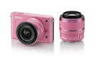 Nikon 1 J1 + Nikkor 10-30mm + 30-110mm rosa