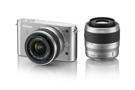 Nikon 1 J1 + Nikkor 10-30mm + 30-110mm silver