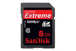 Minnesmedia - SDHC / SDXC - SanDisk - SanDisk SDHC Extreme III 8GB
