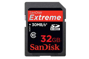 Minnesmedia - SDHC / SDXC - SanDisk - SanDisk SDHC Extreme III 32GB