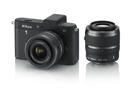 Nikon 1 V1 + Nikkor VR 10-30/3,5-5,6 + VR 30-110/3,8-5,6 svart