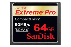 Minnesmedia - Compact Flash - Sandisk - SanDisk Extreme PRO Compact Flash 64GB