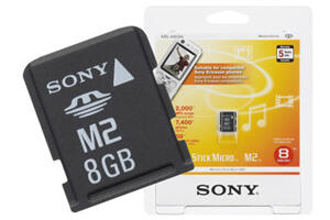 Minnesmedia - Memory Stick Micro M2 - Sony - Sony MS Micro M2 8GB