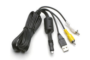 Digitalkameror - Systemkameror - Pentax - Pentax Tillbehör - Kablar - USB-kablar - Pentax USB/AV-kabel I-V77 / I-UAV77
