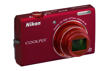 Nikon COOLPIX S6200 Röd 